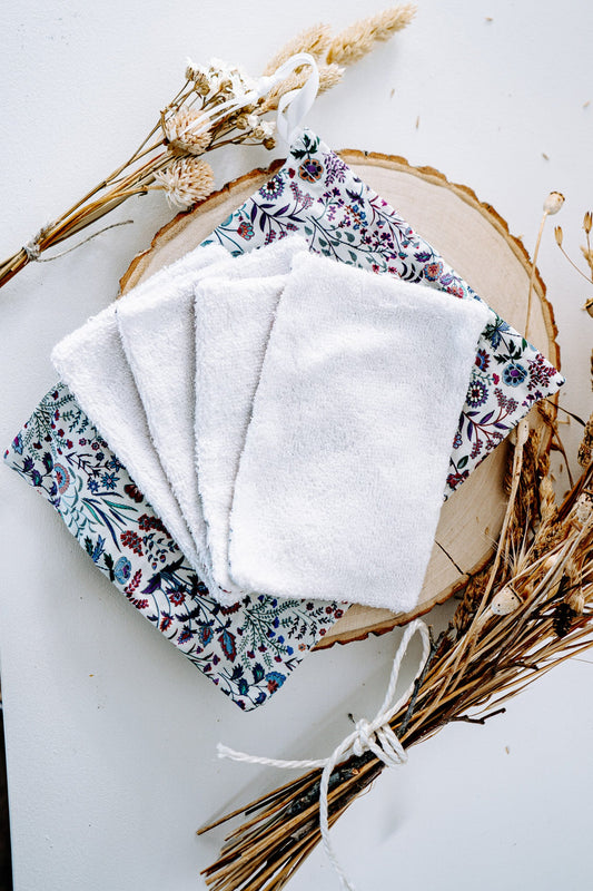 Lot de 4 lingettes démaquillantes Carney
